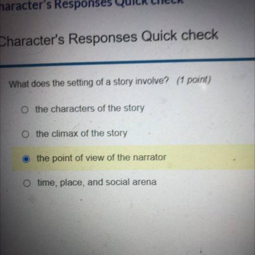 What does the setting of a story involve?