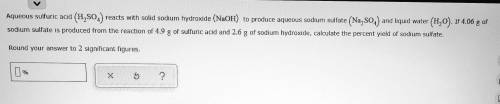 Percent yield of chemical reactions