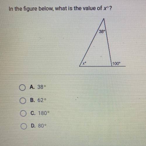 What is the value of x