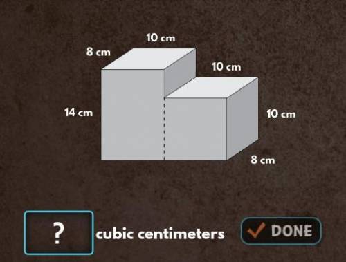 Can you find the Volume of the figure?