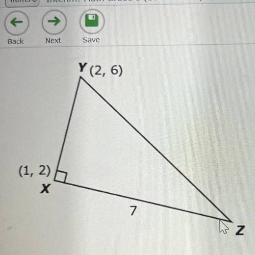 Rounded to the nearest hundredth of a unit, what is the length of the
hypotenuse?
