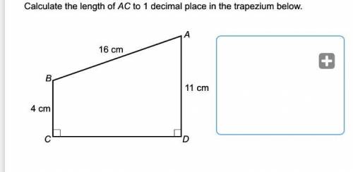 Calculate the length of ac to 1 decimal place