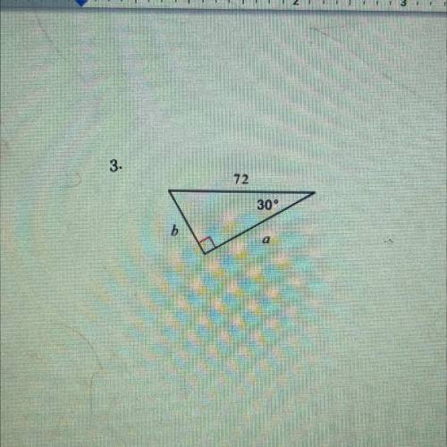 ￼Special right triangles

For the following questions, solve for the
unknowns. leave answers in th